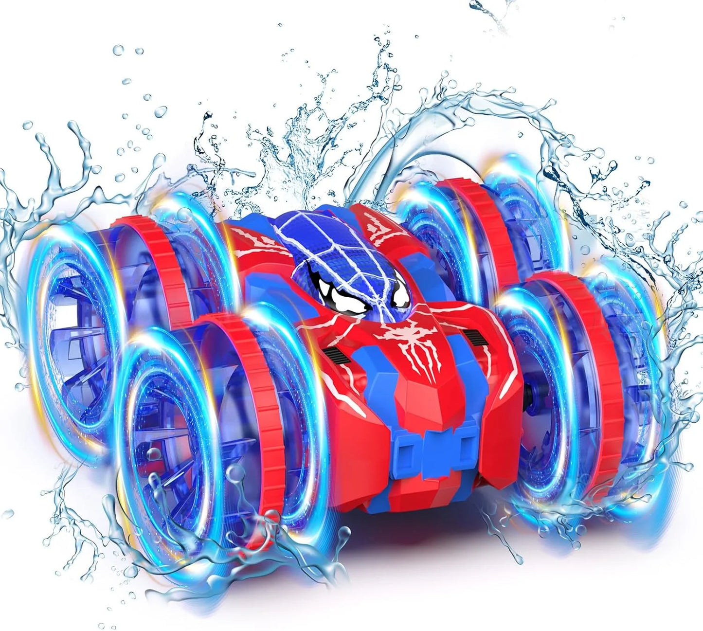 4WD Amphibious Remote Control Car All Terrain Water Beach Pool Toy for Christmas Birthday Gifts Toys for Ages 4+ Boys Girls