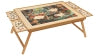 26x34 Inch Puzzle Board With Legs, Lid And 4 Drawers, Portable Puzzle Table For Adults