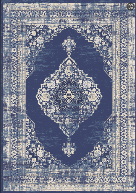 Cocosity 2'x3' Persian Washable Area Rugs for Door Entrance Entryway