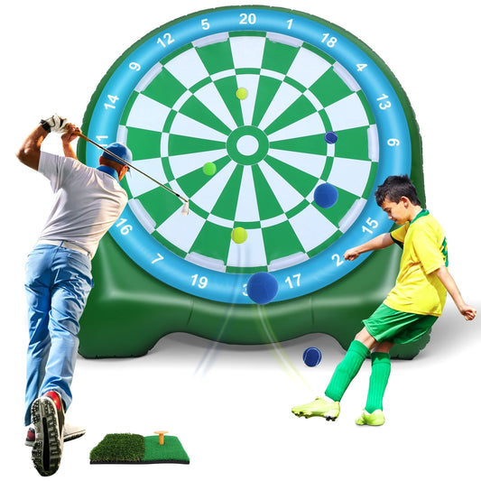 Ldyso 6FT Inflatable Dart Board with Sticky Balls, Indoor/Outdoor Sport Fun Party Play Game Toys