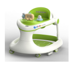 3 in 1 Baby Walker with Wheels & Baby Bouncer Activity Center for Infant Toddler Girls 6 to 24 Months,Light Green